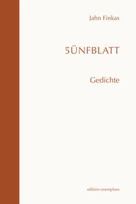 Finkas |  5ÜNFBLATT | Buch |  Sack Fachmedien