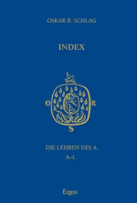 Schlag |  Index - Die Lehren des A. | Buch |  Sack Fachmedien