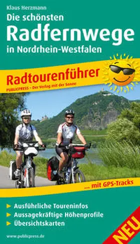 Herzmann |  Die schönsten Radfernwege in Nordrhein-Westfalen | Buch |  Sack Fachmedien