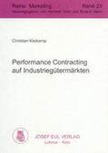 Kleikamp |  Performance Contracting auf Industriegütermärkten | Buch |  Sack Fachmedien