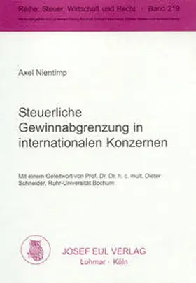 Nientimp |  Steuerliche Gewinnabgrenzung in internationalen Konzernen | Buch |  Sack Fachmedien