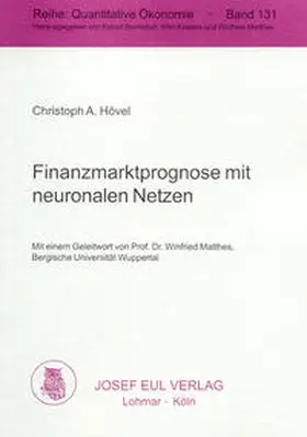 Hövel | Finanzmarktprognose mit neuronalen Netzen | Buch | 978-3-89936-095-0 | sack.de