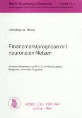 Hövel | Finanzmarktprognose mit neuronalen Netzen | Buch | 978-3-89936-095-0 | sack.de