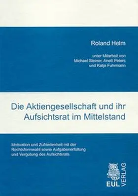 Helm |  Die Aktiengesellschaft und ihr Aufsichtsrat im Mittelstand | Buch |  Sack Fachmedien