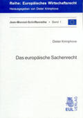 Krimphove |  Das europäische Sachenrecht | Buch |  Sack Fachmedien