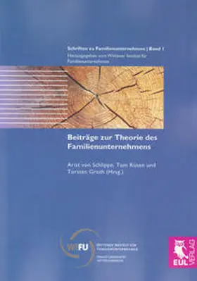 von Schlippe / Rüsen / Groth |  Beiträge zur Theorie des Familienunternehmens | Buch |  Sack Fachmedien
