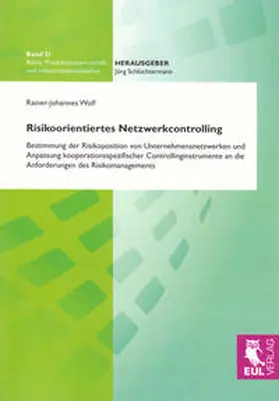 Wolf |  Risikoorientiertes Netzwerkcontrolling | Buch |  Sack Fachmedien