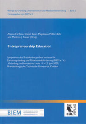 Rese / Baier / Mißler-Behr | Entrepreneurship Education | Buch | 978-3-89936-985-4 | sack.de