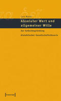 Meyer |  Absoluter Wert und allgemeiner Wille | Buch |  Sack Fachmedien