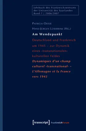 Oster / Oster-Stierle / Lüsebrink |  Am Wendepunkt | Buch |  Sack Fachmedien