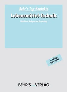 B. Behrs Verlag |  Lebensmittel-Technik 2009/2010 | Buch |  Sack Fachmedien