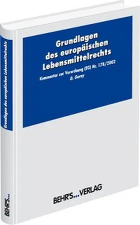 Gorny |  Basis-Verordnung (EG) Nr. 178/2002 | Buch |  Sack Fachmedien