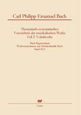 Enßlin / Wolf |  Carl Philipp Emanuel Bach: Thematisch-systematisches Verzeichnis der musikalischen Werke | Buch |  Sack Fachmedien