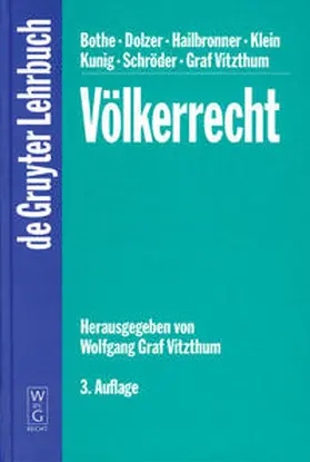 Vitzthum / Bothe / Dolzer |  Völkerrecht | Buch |  Sack Fachmedien