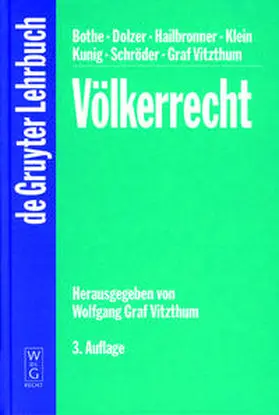 Vitzthum / Bothe / Dolzer | Völkerrecht | Buch | 978-3-89949-077-0 | www.sack.de