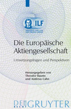 Cahn / Baums |  Die Europäische Aktiengesellschaft | Buch |  Sack Fachmedien