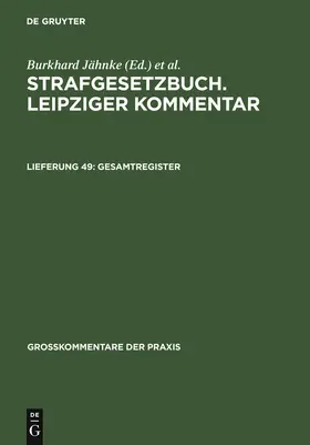  Gesamtregister | Buch |  Sack Fachmedien