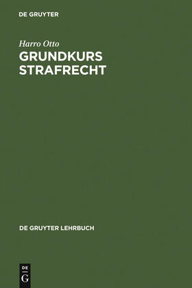Otto | Grundkurs Strafrecht | Buch | 978-3-89949-228-6 | sack.de