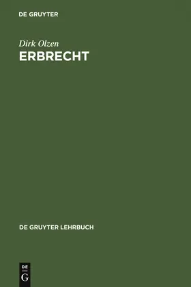 Olzen |  Erbrecht | Buch |  Sack Fachmedien