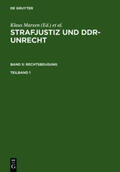  Strafjustiz und DDR-Unrecht. Band 5: Rechtsbeugung. Teilband 1 | Buch |  Sack Fachmedien