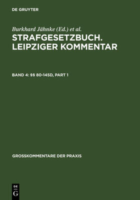 Laufhütte / Träger / Schroeder | §§ 80-145d | Buch | 978-3-89949-287-3 | sack.de