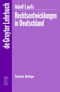 Laufs |  Rechtsentwicklungen in Deutschland | Buch |  Sack Fachmedien