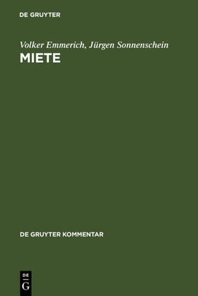 Emmerich / Sonnenschein / Rolfs | Miete | Buch | sack.de