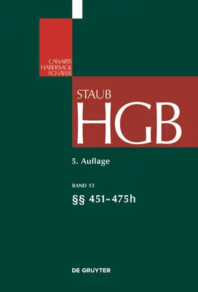 Bodungen / Maurer |  Handelsgesetzbuch Bd. 13 (§§ 451-475h) | Buch |  Sack Fachmedien