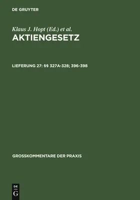 Schmidt / Fleischer |  §§ 327a-328; 396-398 | Buch |  Sack Fachmedien