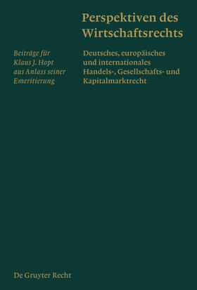 Baum / Fleckner / Hellgardt | Perspektiven des Wirtschaftsrechts | E-Book | sack.de