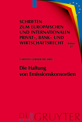 Gerner-Beuerle |  Die Haftung von Emissionskonsortien | eBook | Sack Fachmedien