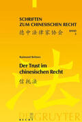 Behnes |  Der Trust im chinesischen Recht | Buch |  Sack Fachmedien