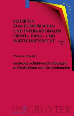 Koppmann |  Gedeckte Schuldverschreibungen in Deutschland und Großbritannien | Buch |  Sack Fachmedien