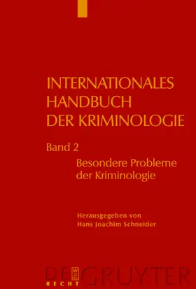 Schneider | Besondere Probleme der Kriminologie | E-Book | www.sack.de