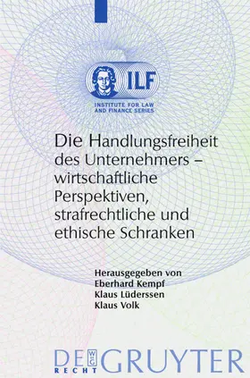 Kempf / Lüderssen / Volk |  Die Handlungsfreiheit des Unternehmers | eBook | Sack Fachmedien