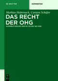 Habersack / Schäfer |  Das Recht der OHG | Buch |  Sack Fachmedien