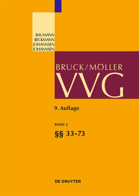 Bruck / Beckmann / Möller | VVG | E-Book | sack.de