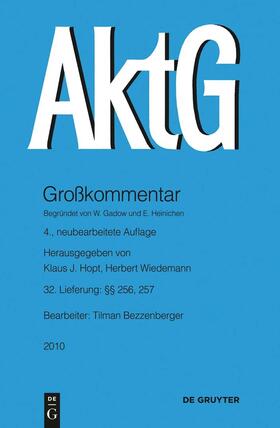 Bezzenberger / Hopt / Wiedemann |  Aktiengesetz: AktG. Großkommentar | eBook | Sack Fachmedien