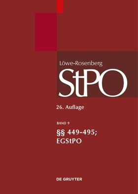 Graalmann-Scheerer / Erb / Hilger | §§ 449-495; EGStPO | E-Book | sack.de