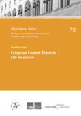 Kraut / Richter / Hartung |  Essays on Current Topics in Life Insurance | Buch |  Sack Fachmedien
