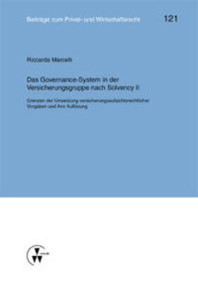Marcelli / Deutsch / Herber | Das Governance-System in der Versicherungsgruppe nach Solvency II | Buch | sack.de