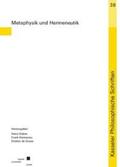 Eidam / Hermenau / de Souza |  Metaphysik und Hermeneutik | Buch |  Sack Fachmedien