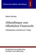 Siekmann |  Abhandlungen zum öffentlichen Finanzrecht | Buch |  Sack Fachmedien