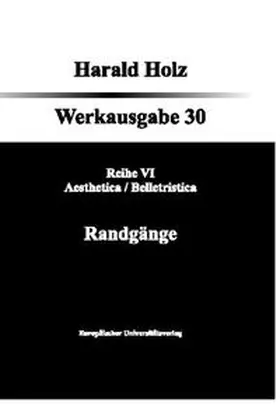 Holz |  Bd. 30 Randgänge | Buch |  Sack Fachmedien
