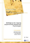 Frings / Mecklinger / Wentura |  Beiträge zur 52. Tagung experimentell arbeitender Psychologen | Buch |  Sack Fachmedien