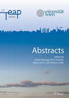 Ansorge / Kirchler / Lamm |  TeaP 2013 – Abstracts of the 55th Conference of Experimental Psychologists | Buch |  Sack Fachmedien