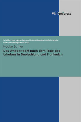Sattler / Schack | Das Urheberrecht nach dem Tode des Urhebers in Deutschland und Frankreich | E-Book | sack.de