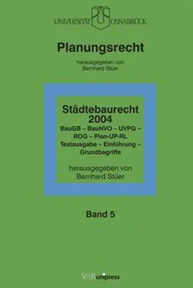 Stüer |  Städtebaurecht 2004 | Buch |  Sack Fachmedien