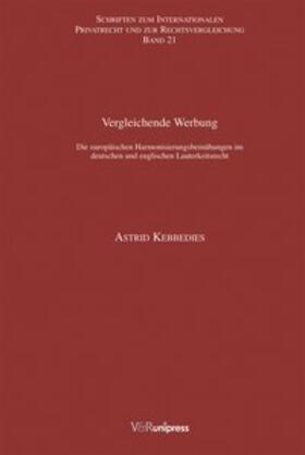 Kebbedies | Vergleichende Werbung | Buch | 978-3-89971-215-5 | sack.de