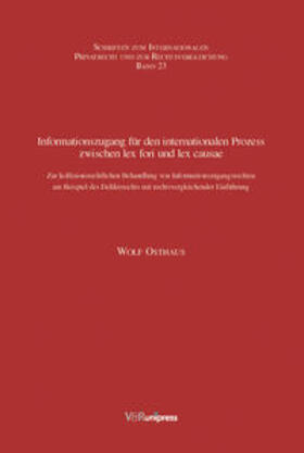 Osthaus |  Osthaus, W: Informationszugang f. intern. Prozess | Buch |  Sack Fachmedien